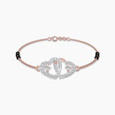 Boundless Affection Interlocked Heart Diamond Bracelet