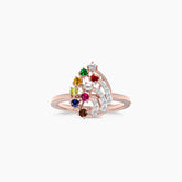 Radiant Flow Navaratna Ring