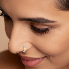Modern Real Diamond Nose Ring