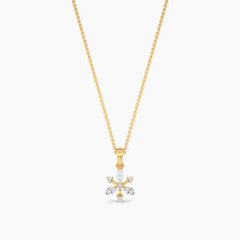 Precious Vega Diamond Pendant Necklace