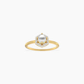 Pearl Essence Diamond Ring