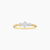 Dainty Square Diamond Ring
