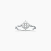 Gold Petals Diamond Ring