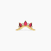 Icy Diamond and Ruby Vanki ring