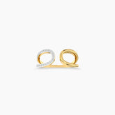 Modern Open Top Diamond Ring