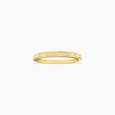 Icy Diamond Yellow Gold Ring