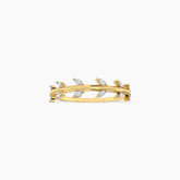 Mini Royal Lucky Leaf Diamond Ring