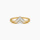 Golden Tiara Yellow Gold Diamond Ring