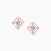 Arvella Frame Diamond Ear Studs