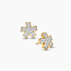 Bloom Lustre Diamond Earrings (Single)
