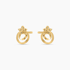 Bloom Orbit Diamond Ear Studs