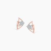 Dual Edge Diamond Ear Studs