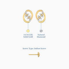 Luxe Oval Diamond Earrings