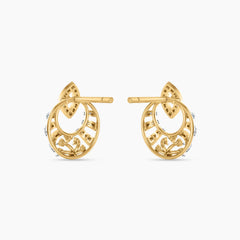 Marquise Arc Diamond Ear Studs