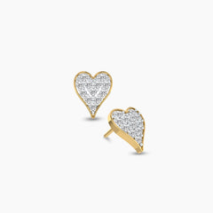 Queen of Hearts Diamond Earring (Single)
