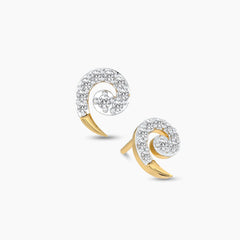 Twirl of Light Diamond Earring (Single)