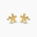 Sunburst Gold Earrings