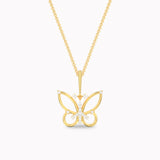 Butterfly Effect Gold And Diamond Pendant