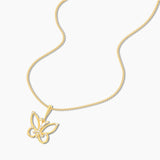 Butterfly Effect Gold And Diamond Pendant