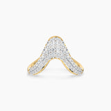 Sparkling Diamond Vanki Ring