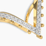 Linear Diamond Vanki Ring