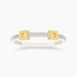 Double Square Ring For Women