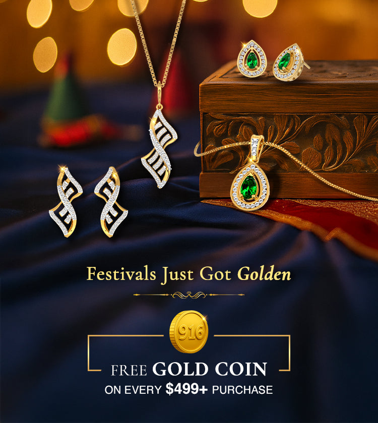 Shine Bright This Deepavali: Free Gold Coin with Every Purchase Above $499 from Vairam – Your Trusted Online Jewellery Brand, Singapore.