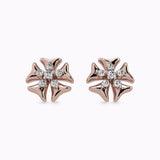 Sparkling Oleander Diamond Earstud