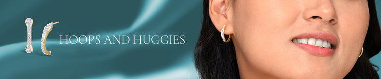 Buy designer diamond hoops & huggies earrings online | Luxury earrings for women at Vairam- Your Trusted Online Jewelry Brand