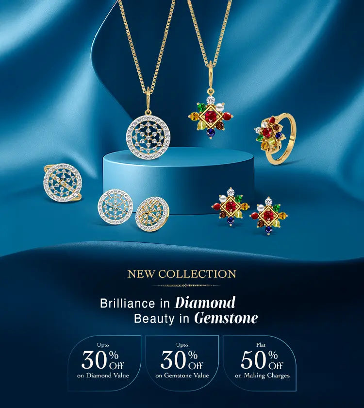Vairam Singapore diamond and gemstone jewellery sale 2025 – shop necklaces, rings and earrings with up to 30% off on diamonds, 30% off on gemstones, and flat 50% off making charges