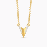 Signature V Diamond Necklace