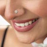 Daisy Gold Diamond Nosestud