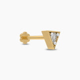 Diamond Triangle Nosestud