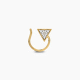 Yellow Gold Diamond Nosepin