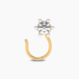 Six Prong Solitaire Diamond Nosepin