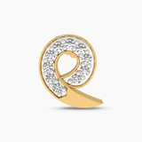 Solid gold Swril Yellow Gold Nosestud