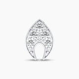 White gold Shoehorse Diamond Nosestud