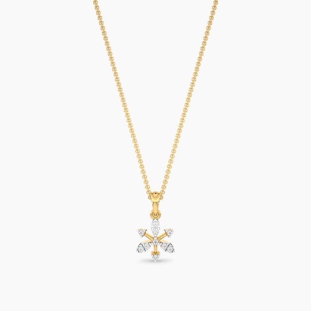 Precious Vega Diamond Pendant Necklace