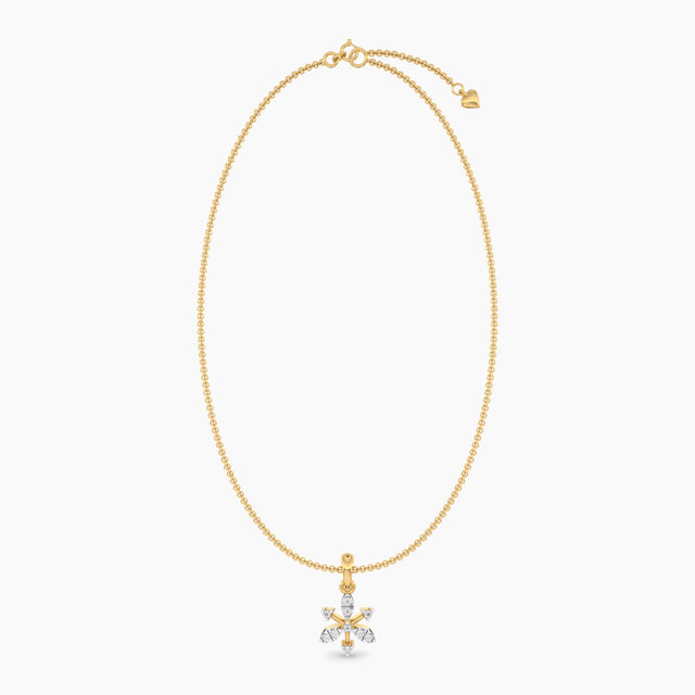 Precious Vega Diamond Pendant Necklace