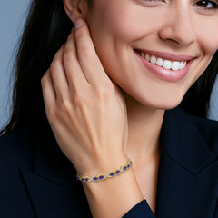 Abyss Blue Sapphire Bracelet