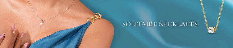 Exclusive diamond solitaire necklaces from Vairam are crafted for everyday luxury and special occasions.