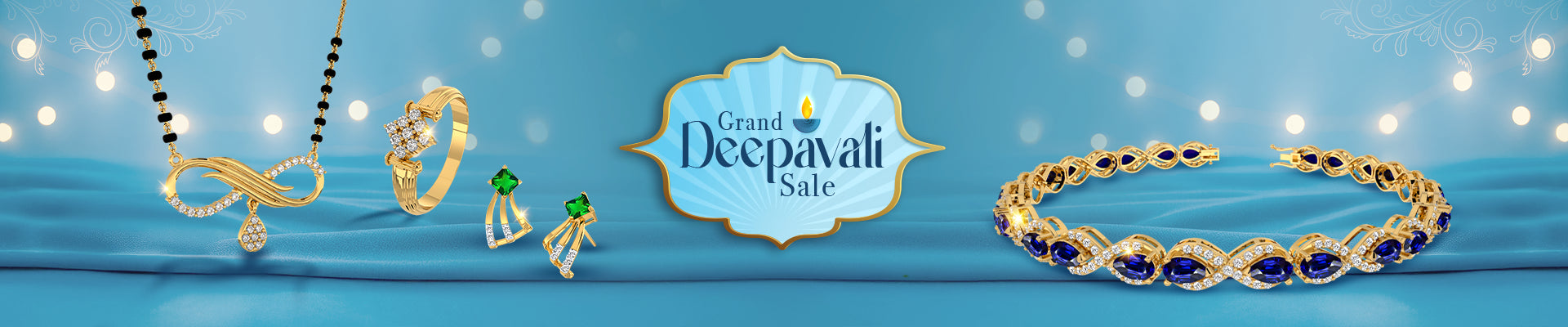 Grand Deepavali Sale live! Get free gold coins, up to 40% off making charges, and more on exclusive gold, diamond, and gemstone jewellery online.