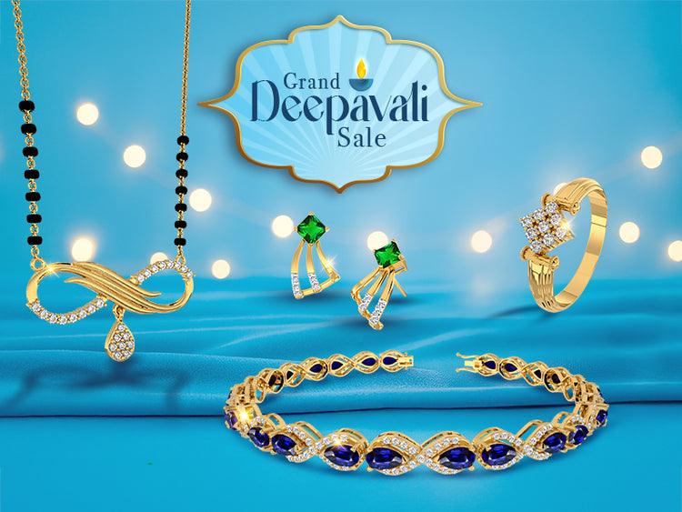 Grand Deepavali Sale is now live at Vairam, your trusted online jewellery brand, offering free gold coins & more exclusive deals on a limited edition gold, diamond, and gemstone jewellery collection.