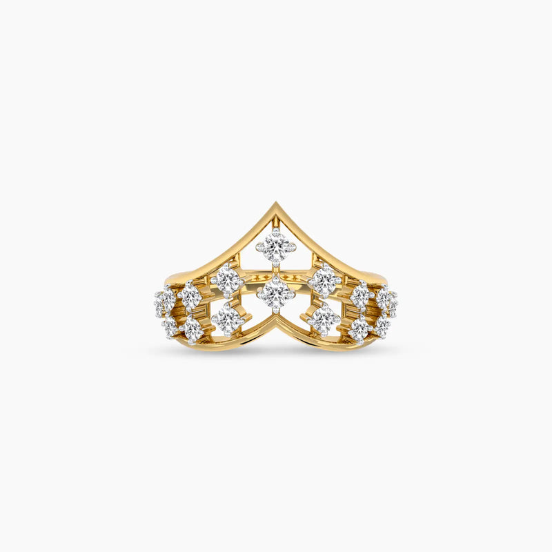 Golden Trellis Ring