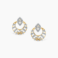 Marquise Arc Diamond Ear Studs